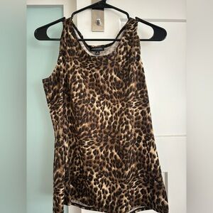 Cheetah print tank top